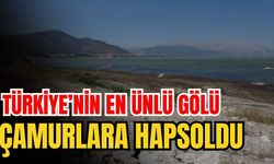 Türkiye’nin en ünlü gölü çamurlara hapsoldu