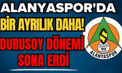 Alanyaspor'da bir ayrılık daha! Ali Haydar Durusoy dönemi sona erdi