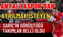 Antalyaspor’dan ayrılmak isteyen Saric’in görüştüğü takımlar belli oldu