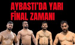 Aybastı'da yarı finale kalan başpehlivanlar belli oldu