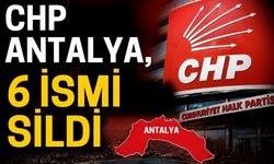 CHP Antalya, 6 ismi sildi