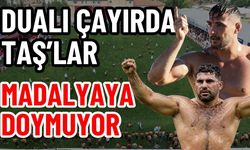 Dualı çayırda Taş’lar madalyaya doymuyor