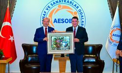 KKTC Cumhurbaşkanı Ersin Tatar'dan AESOB'a önemli ziyaret