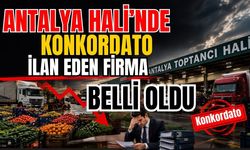 Antalya Hali’nde konkordato ilan eden firma belli oldu