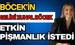 Muhittin Böcek’in gelini Zuhal Böcek etkin pişmanlık istedi