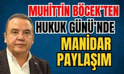 Muhittin Böcek’ten Hukuk Günü’nde manidar paylaşım