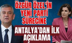 Özgür Özel'in yeni parti sürecine Antalya'dan ilk açıklama