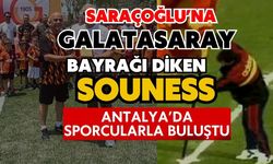 Saraçoğlu’na Galatasaray bayrağı diken Souness, Antalya’da sporcularla buluştu