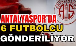 3 Yabancıya lisans çıkaran Antalyaspor’da 6 futbolcu gönderiliyor