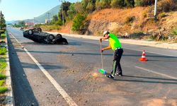 Antalya’daki kazada dikkat çeken polis önlemi