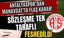 Antalyaspor’dan Manavgat’ta flaş karar! Sözleşme tek taraflı feshedildi