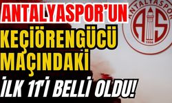 Antalyaspor’un Keçiörengücü maçındaki ilk 11'i belli oldu!