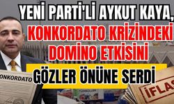 Yeni Parti'li Aykut Kaya, konkordato krizindeki domino etkisini gözler önüne serdi