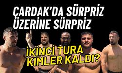 Çanakkale Çardak güreşlerinde ilk turda sürpriz üzerine sürpriz… İşte ikinci tura kalan başpehlivanlar
