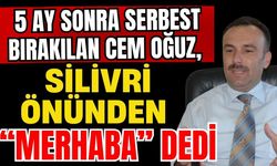 5 ay sonra serbest bırakılan Cem Oğuz, Silivri önünden “Merhaba” dedi