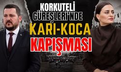 Korkuteli’nde karı koca kapışması… Başkan Saniye Caran ile eşinin pehlivanları birbirlerine rakip oldular