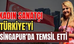 Kadın sanatçı Türkiye’yi Singapur’da temsil etti