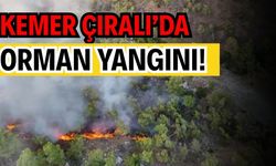 Kemer Çıralı’da orman yangını!
