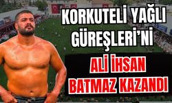 Korkuteli Yağlı Güreşleri’ni Ali İhsan Batmaz kazandı