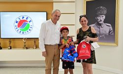Küçük Emirhan istedi Mesut Kocagöz büyük mutluluk yaşattı