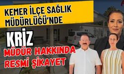 Sağlık Müdürlüğü’nde kriz! Müdür hakkında resmi şikayet