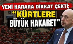 Yeni karara dikkat çekti; “Kürtlere büyük hakaret”
