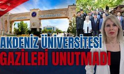 Akdeniz Üniversitesi Gazileri unutmadı
