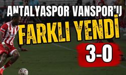 Antalyaspor Vanspor’u farklı yendi 3-0