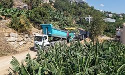 Alanya Belediyesi düğmeye bastı yollar yenilendi