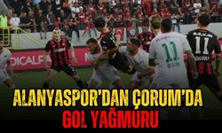 Alanyaspor’dan Çorum’da gol yağmuru 2-1