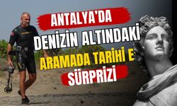 Antalya’da denizin altındaki aramada tarihi eser sürprizi