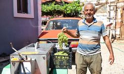 Antalya’da üzüm üreticisinin imdadına makine yetişti