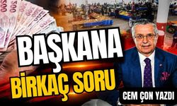 Başkana birkaç soru
