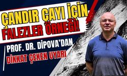 Çandır Çayı için falezler örneği! Prof. Dr. Dipova’dan dikkat çeken uyarı
