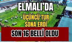 Elmalı’da üçüncü tur tamamlandı… Aktürk ve Taş galip