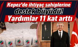 Kepez’de ihtiyaç sahiplerine destek büyüdü! Yardımlar 11 kat arttı