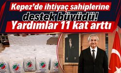Kepez’de ihtiyaç sahiplerine destek büyüdü! Yardımlar 11 kat arttı