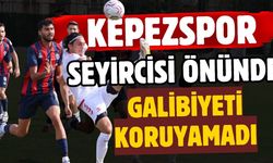 Kepezspor, seyircisi önünde galibiyeti koruyamadı 1-1