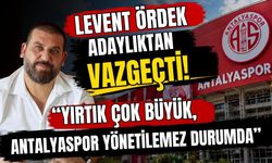 Levent Ördek adaylıktan vazgeçti: Yırtık çok büyük, Antalyaspor yönetilemez durumda