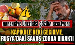 Narenciye üreticisi sorunlarına çözüm bekliyor! Kapıkule’deki gecikme, Rusya’daki savaş zorda bıraktı