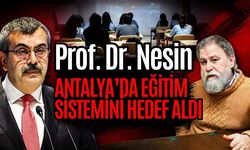 Prof. Dr. Nesin Antalya’da eğitim sistemini hedef aldı