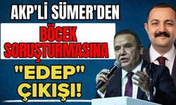 AKP'li Sümer'den Böcek soruşturmasına "Edep" çıkışı!