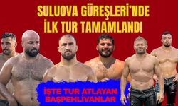 Suluova Yağlı Güreşleri’nde ilk tur sona erdi… Feyzullah Aktürk puanlamada kaybetti… İşte tur atlayan başpehlivanlar