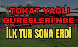 Tokat Yağlı Güreşleri’nde ilk tur sona erdi