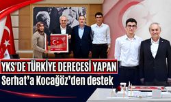 YKS’de Türkiye derecesi yapan Serhat’a Kocagöz’den destek
