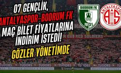 07 Gençlik, Antalyaspor-Bodrum FK maç bilet fiyatlarına indirim istedi! Gözler yönetimde
