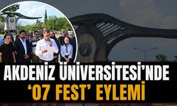 Akdeniz Üniversitesi’nde ‘07 Fest’ eylemi