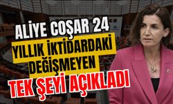Aliye Coşar 24 yıllık iktidardaki değişmeyen tek şeyi açıkladı