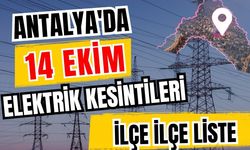 Antalya’da 14 Ekim 2026 elektrik kesintilerinin tam listesi