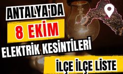 Antalya’da 8 Ekim 2026 elektrik kesintilerinin tam listesi